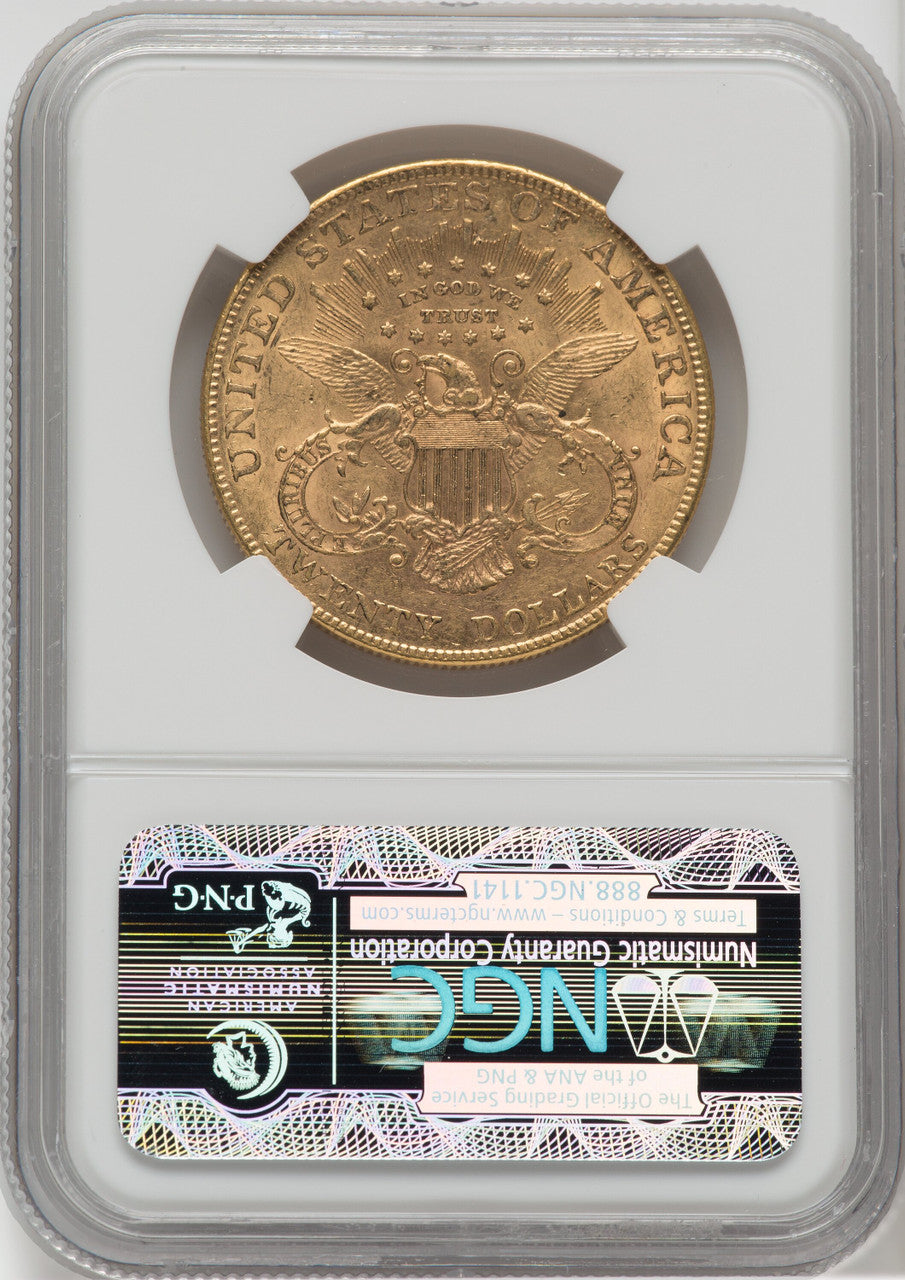 1906 $20 Liberty Double Eagle NGC AU55