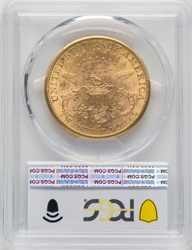 1890-S $20 Liberty Double Eagle PCGS MS61