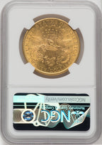 1891-S $20 Liberty Double Eagle NGC AU58