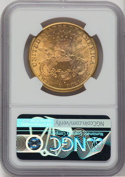 1887-S $20 Liberty Double Eagle NGC MS61
