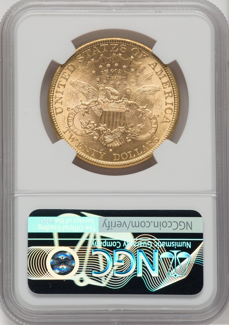 1888-S $20 Liberty Double Eagle NGC MS60