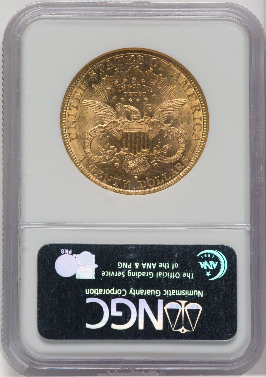 1889-S $20 Liberty Double Eagle NGC MS61