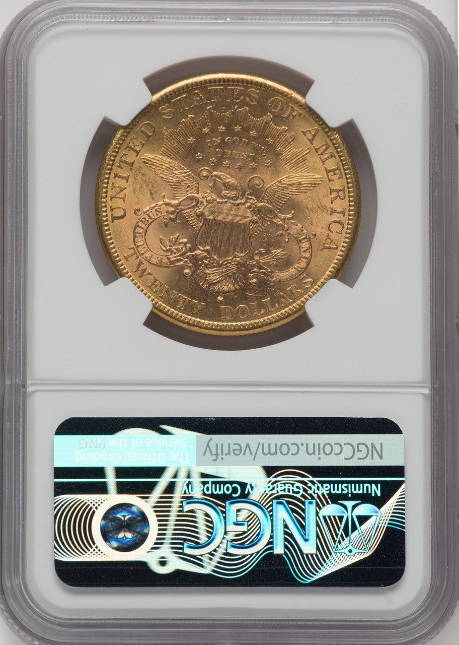 1880-S $20 Liberty Double Eagle NGC MS61