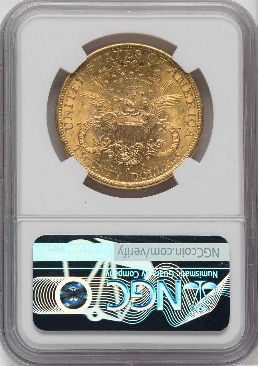 1879-S $20 Liberty Double Eagle NGC MS61