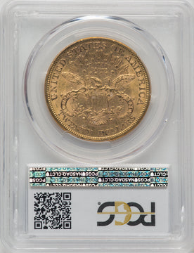 1878 $20 Liberty Double Eagle PCGS MS61