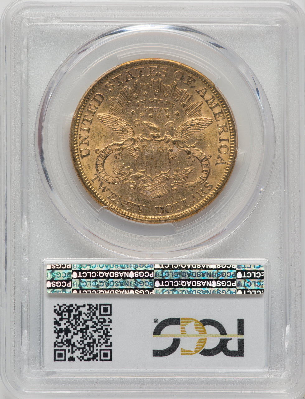 1878 $20 Liberty Double Eagle PCGS MS61