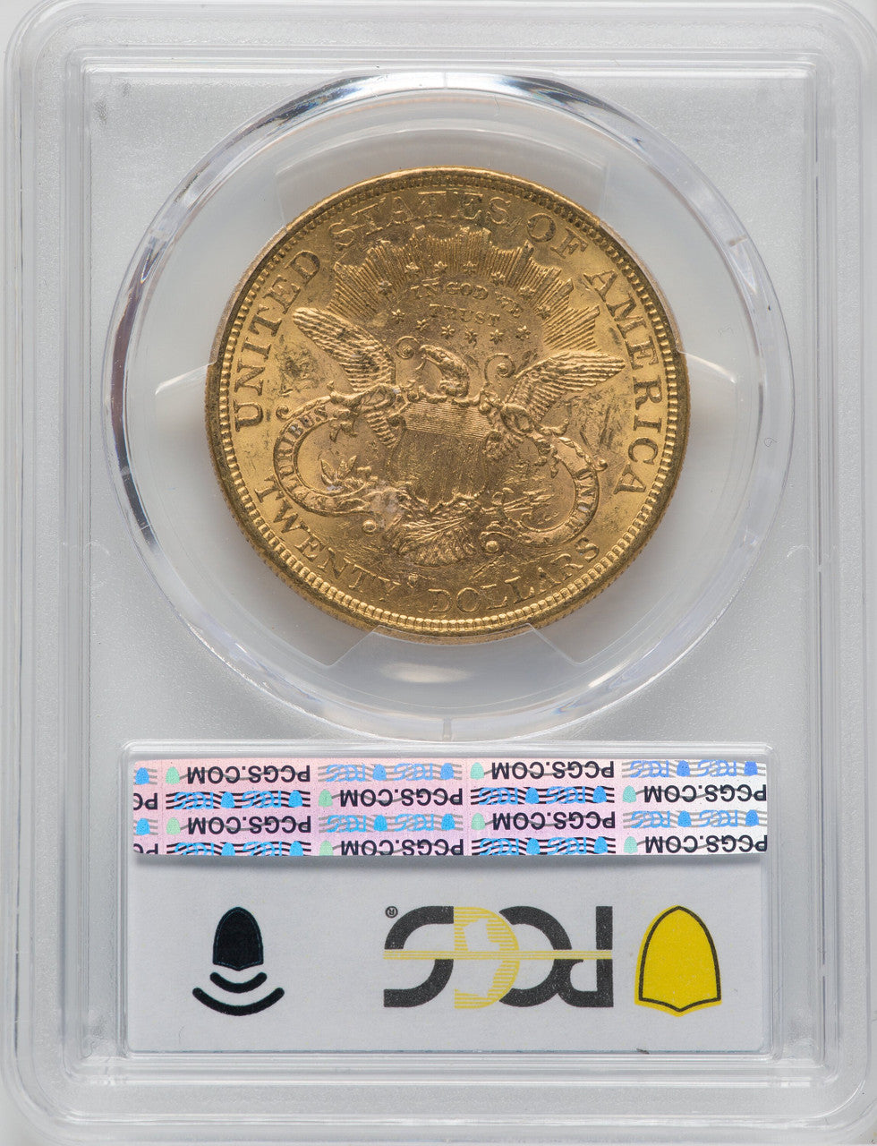 1877-S $20 Liberty Double Eagle PCGS AU58