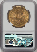 1877-S $20 Liberty Double Eagle NGC MS61