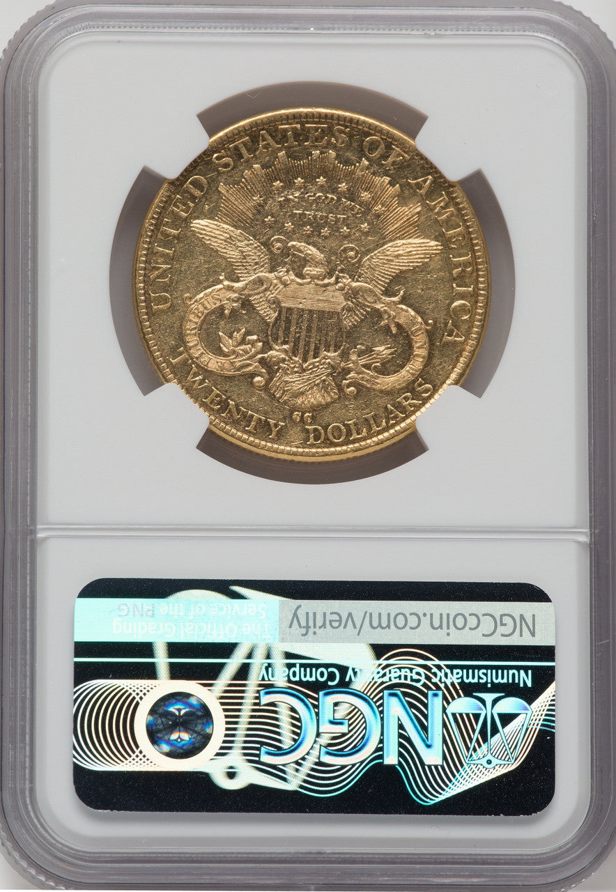 1892-CC $20 Liberty Double Eagle NGC AU55