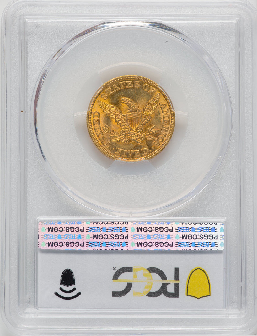 1847 $5 Liberty Half Eagle PCGS MS64