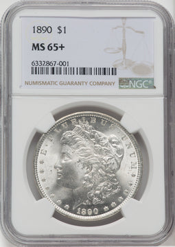 1890 $1 NGC Plus Morgan Dollar NGC MS65+
