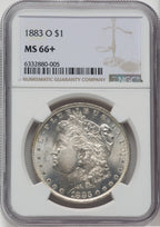 1883-O $1 NGC Plus Morgan Dollar NGC MS66+