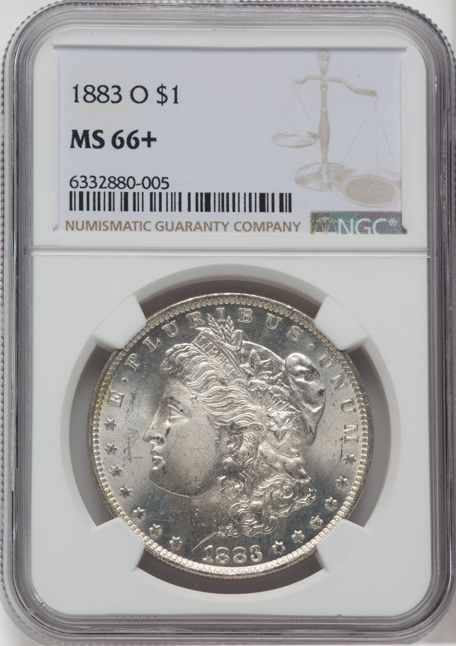 1883-O $1 NGC Plus Morgan Dollar NGC MS66+