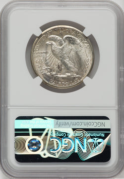 1945-D 50C Walking Liberty Half Dollar NGC MS67