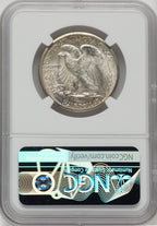 1945-D 50C Walking Liberty Half Dollar NGC MS67