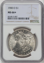 1900-O $1 NGC Plus Morgan Dollar NGC MS66+