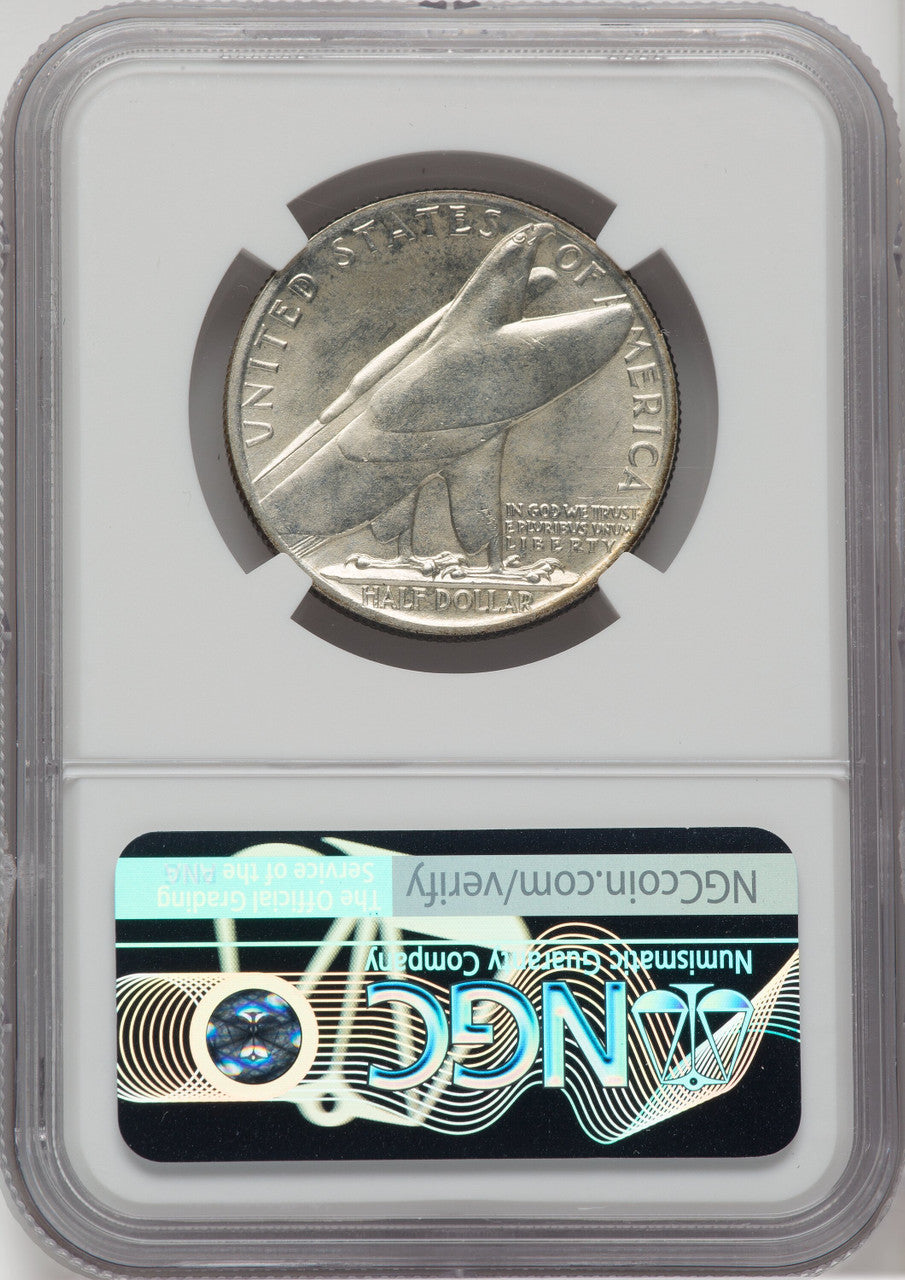 1936 50C Bridgeport CAC Commemorative Silver NGC MS67