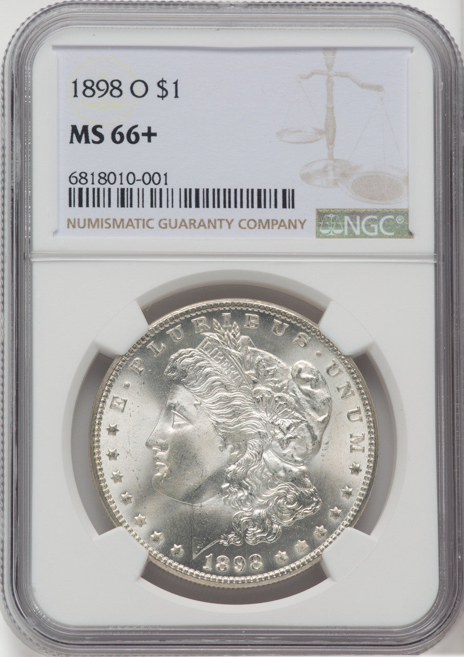 1898-O $1 Morgan Dollar NGC MS66+