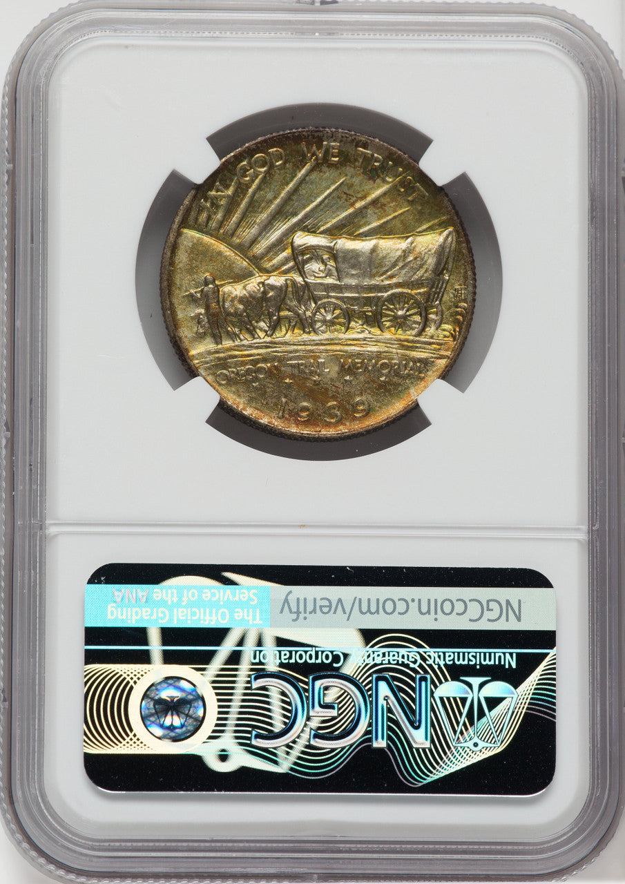 1939-S 50C Oregon Commemorative Silver NGC MS68