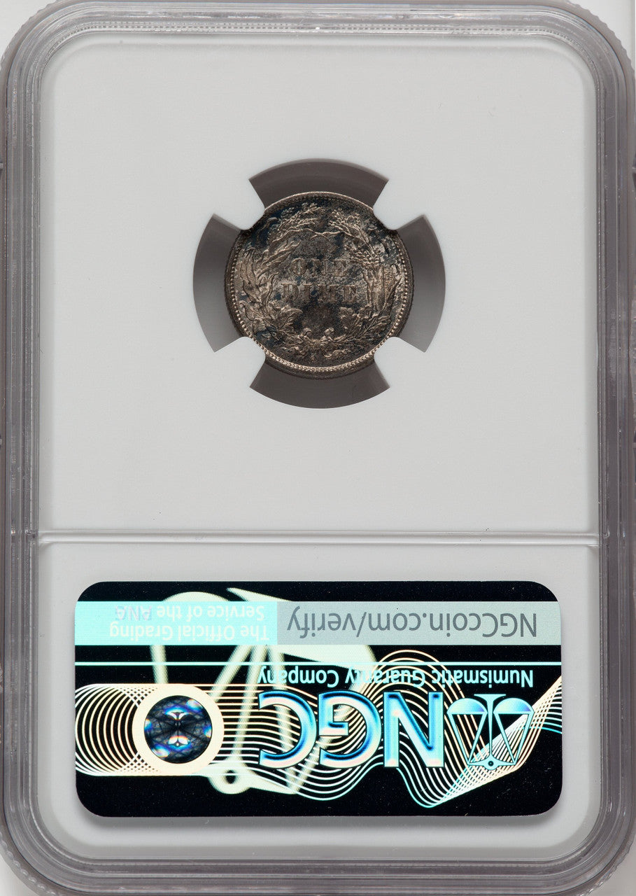 1891-S 10C NGC Plus Seated Dime NGC MS66+