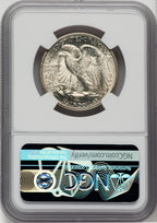 1947-D 50C Walking Liberty Half Dollar NGC MS67