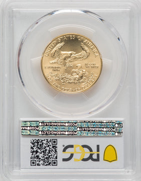 1989 $25 Half-Ounce Gold Eagle PCGS MS70