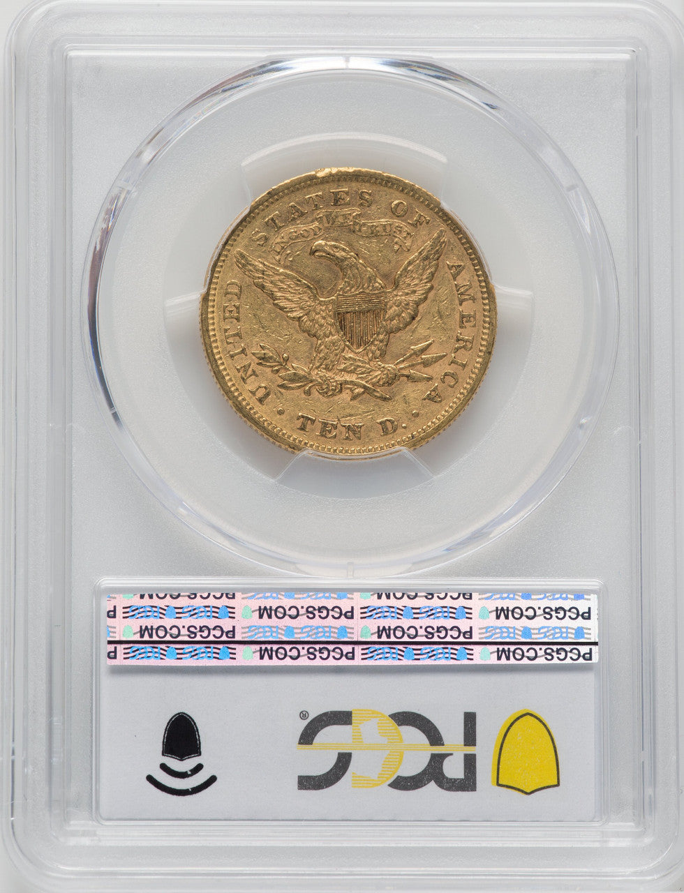 1866 $10 Liberty Eagle PCGS AU53