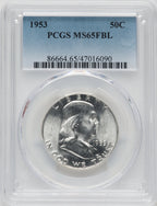 1953 50C FL Franklin Half Dollar PCGS MS65