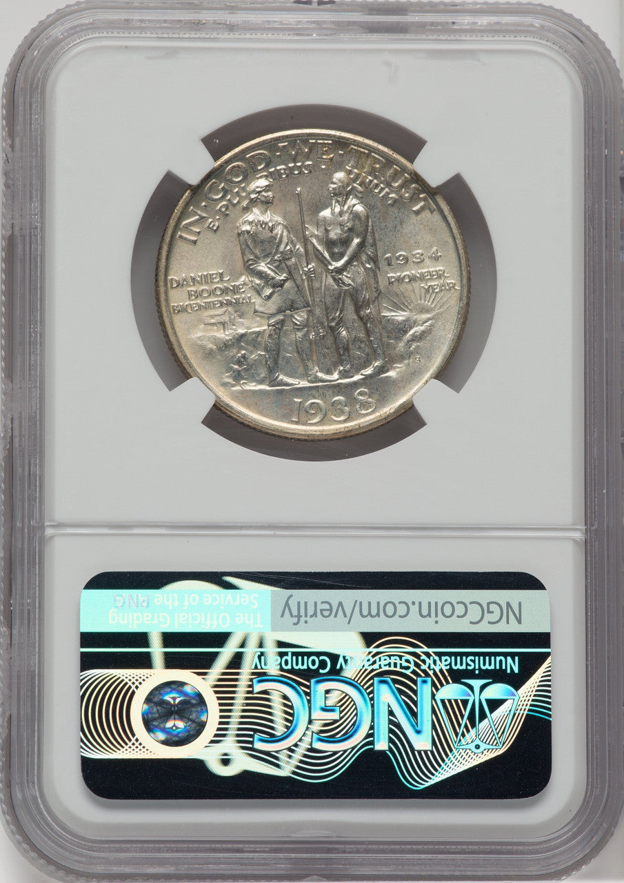 1938-S 50C Boone Commemorative Silver NGC MS67