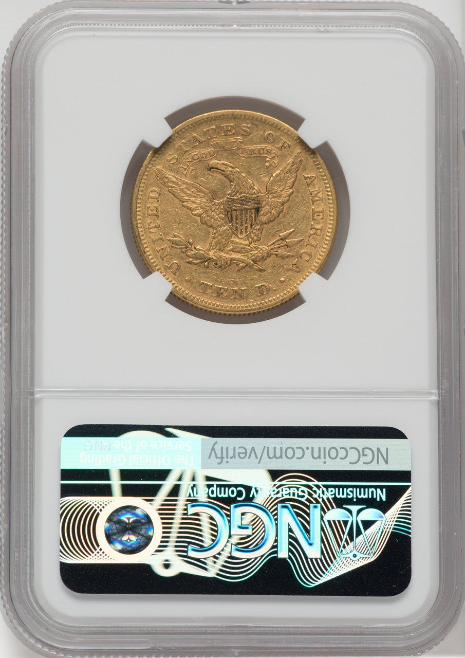 1868 $10 Liberty Eagle NGC AU55