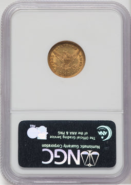 1898 $2.50 Liberty Quarter Eagle NGC MS61