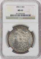 1901-S $1 Morgan Dollar NGC MS63