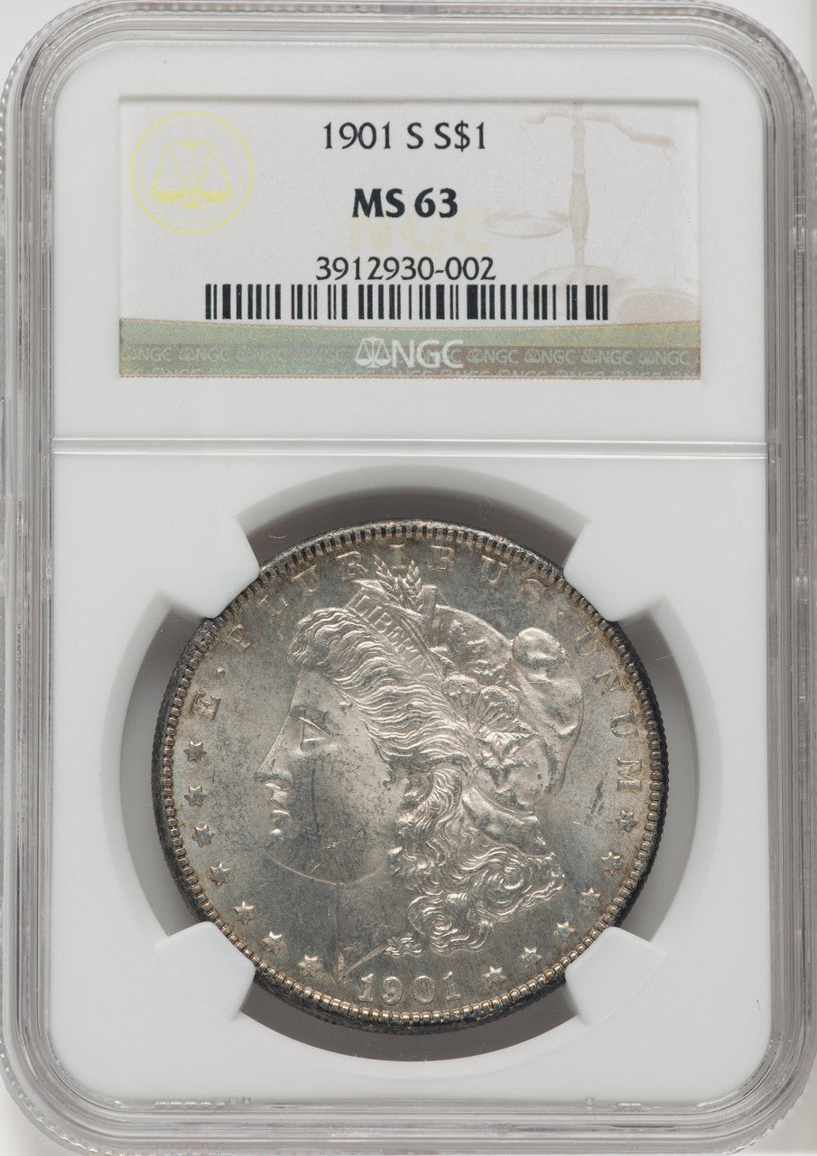 1901-S $1 Morgan Dollar NGC MS63