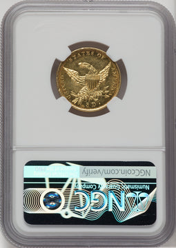 1834 $5 PLAIN 4 Classic Half Eagle NGC MS61