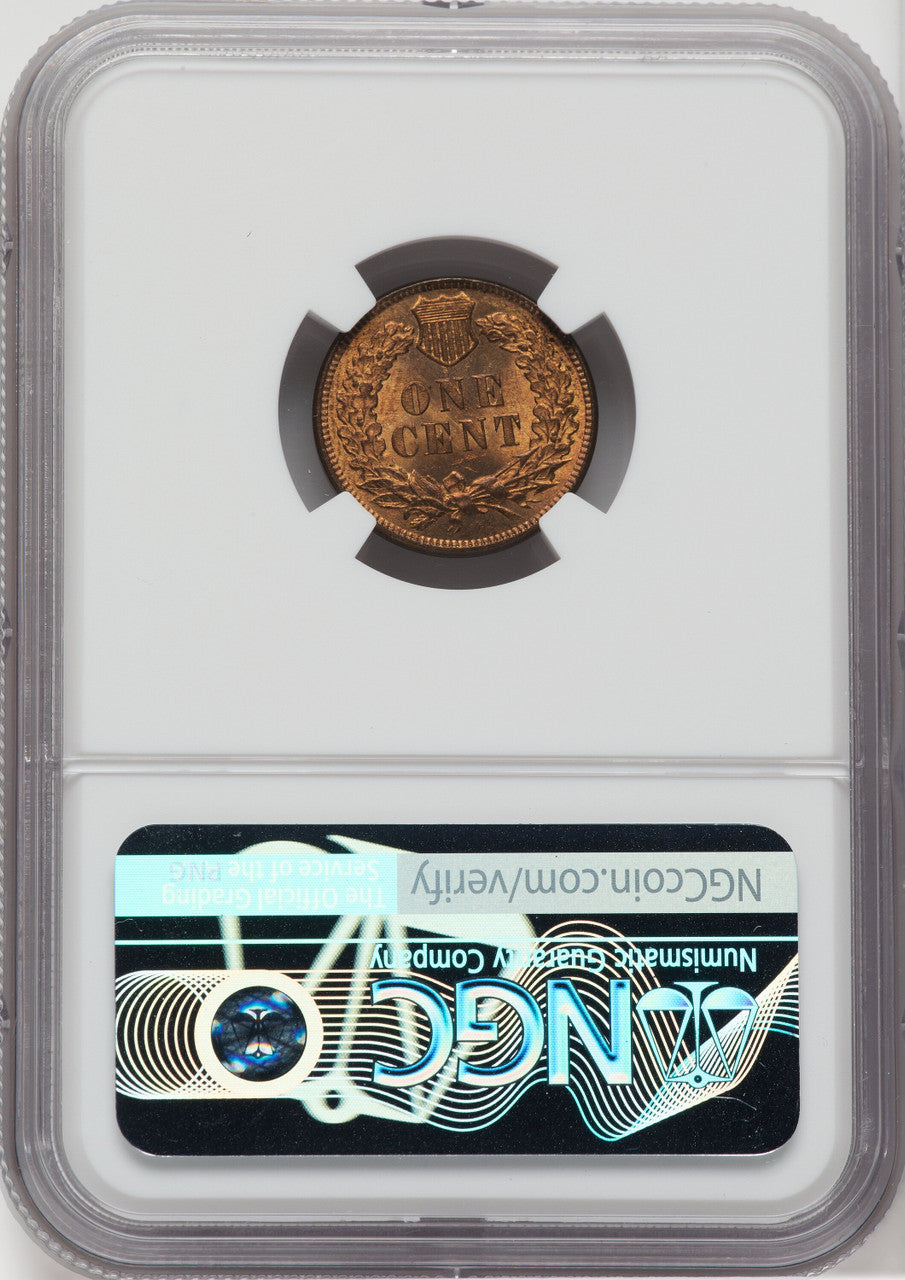 1878 1C RB NGC Plus Indian Cent NGC MS64+