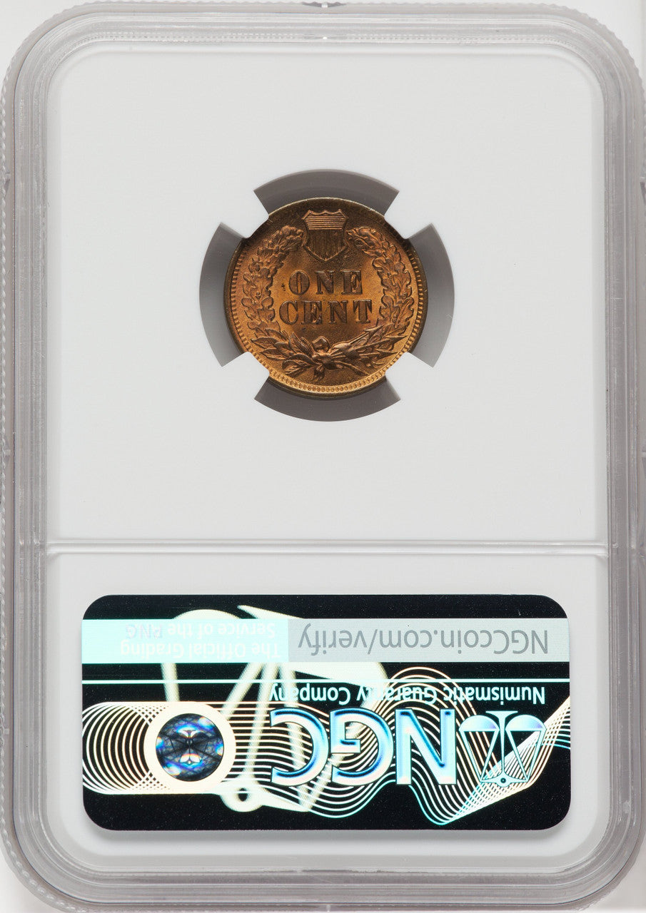 1903 1C RD NGC Plus Indian Cent NGC MS65+