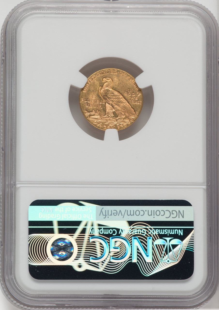 1925-D $2.50 CAC Indian Quarter Eagle NGC MS64