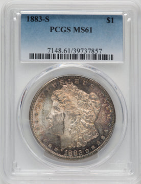 1883-S $1 Morgan Dollar PCGS MS61