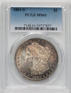 1883-S $1 Morgan Dollar PCGS MS61