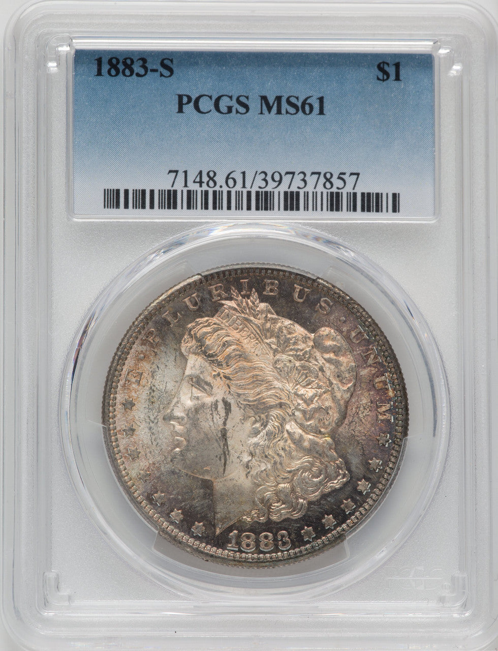 1883-S $1 Morgan Dollar PCGS MS61