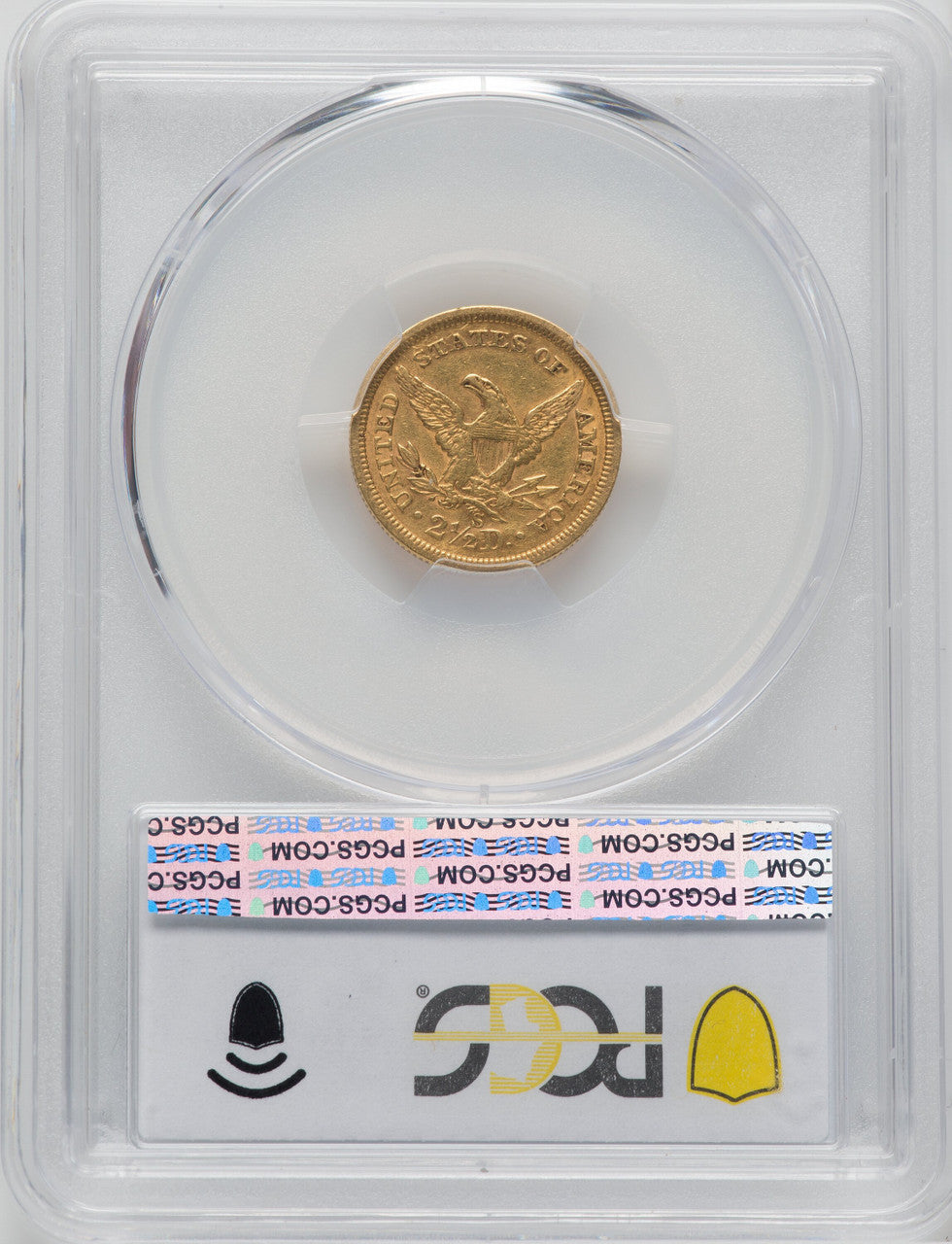 1869-S $2.50 Liberty Quarter Eagle PCGS XF45