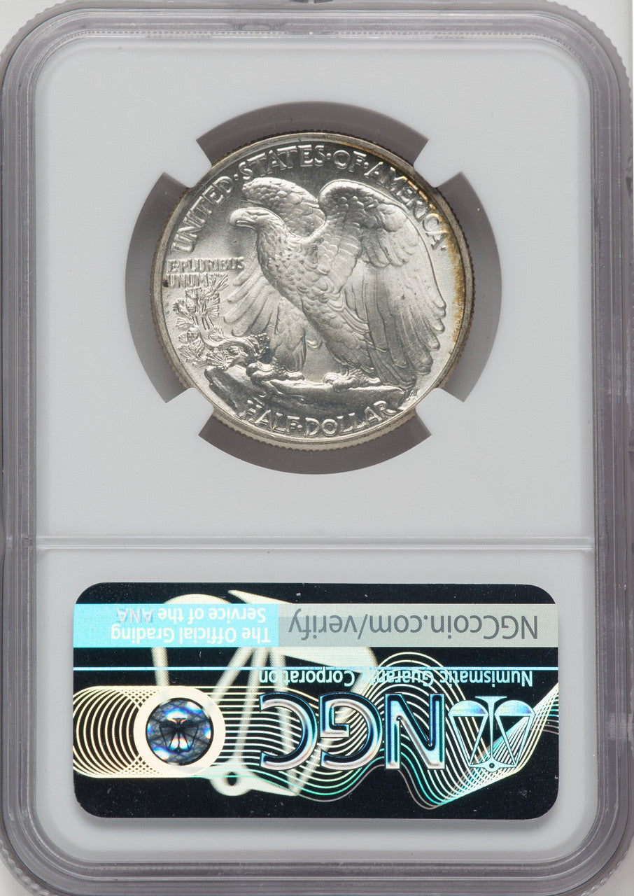 1946 50C Walking Liberty Half Dollar NGC MS67