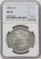 1892-S $1 Morgan Dollar NGC AU53