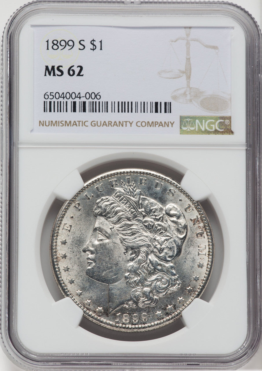 1899-S $1 Morgan Dollar NGC MS62