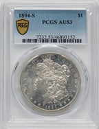 1894-S $1 Morgan Dollar PCGS AU53