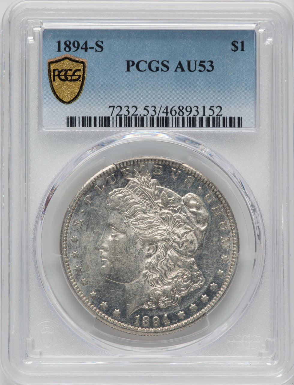 1894-S $1 Morgan Dollar PCGS AU53