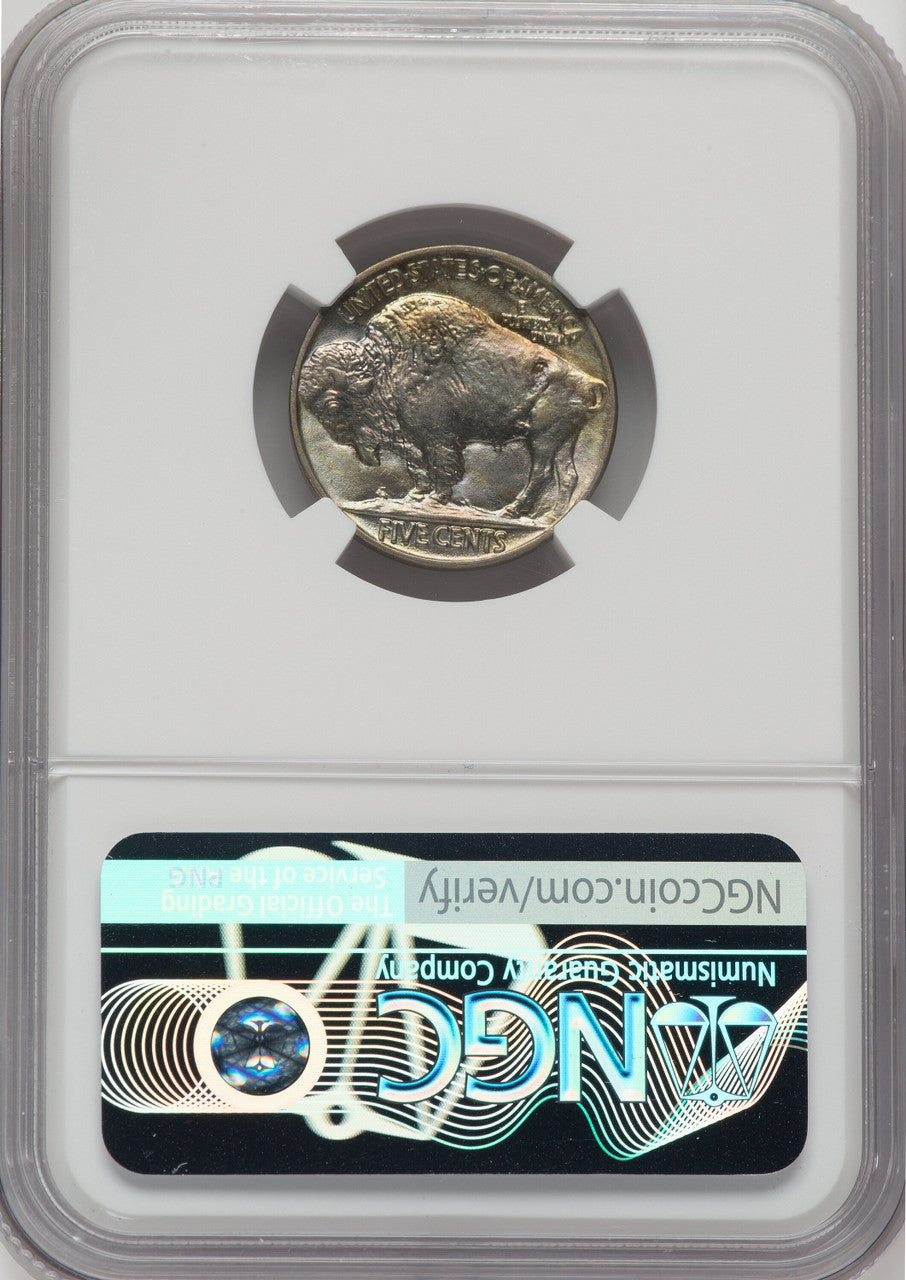 1919 5C CAC Buffalo Nickel NGC MS66