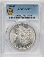1889-O $1 Morgan Dollar PCGS MS63