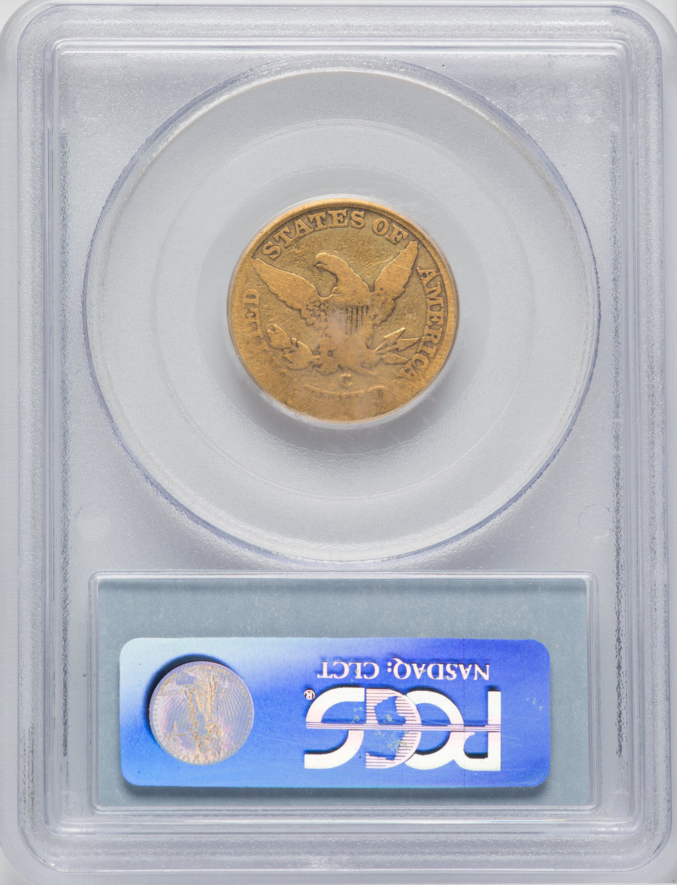 1844-C $5 Liberty Half Eagle PCGS G4
