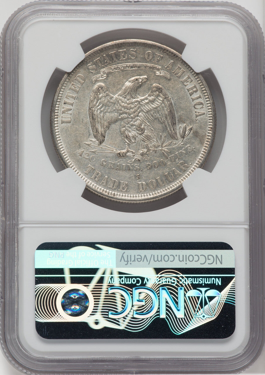 1878-S T$1 Trade Dollar NGC AU55